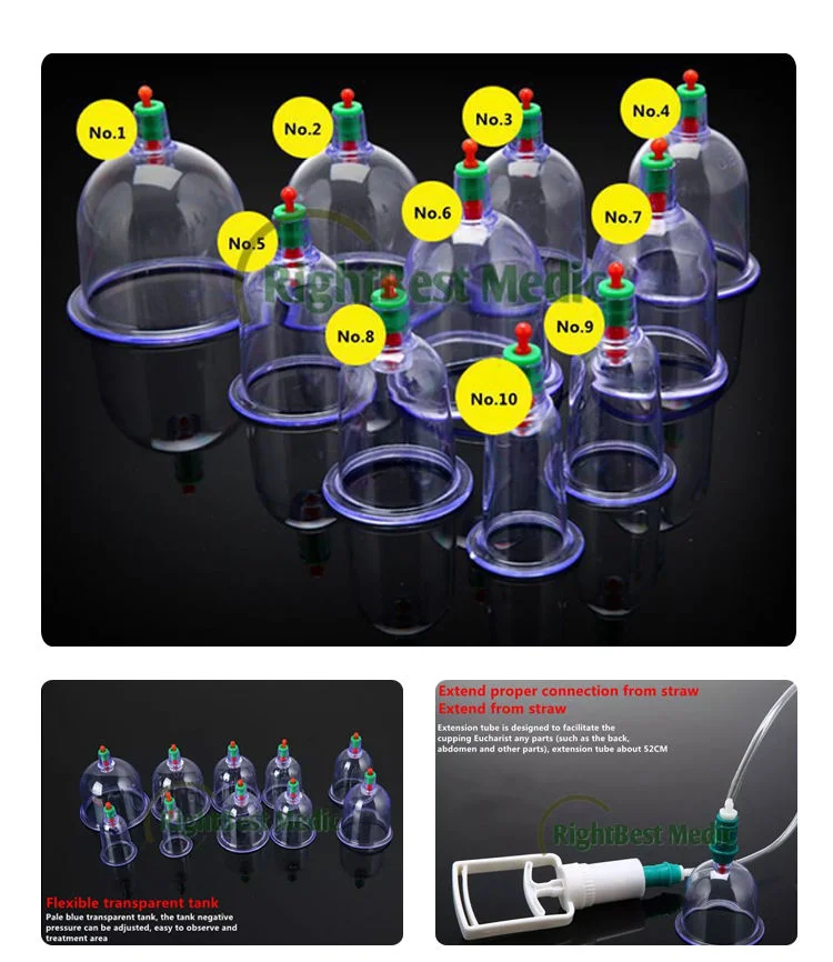 Plastic Vacuum Cupping Set Hijama Cups