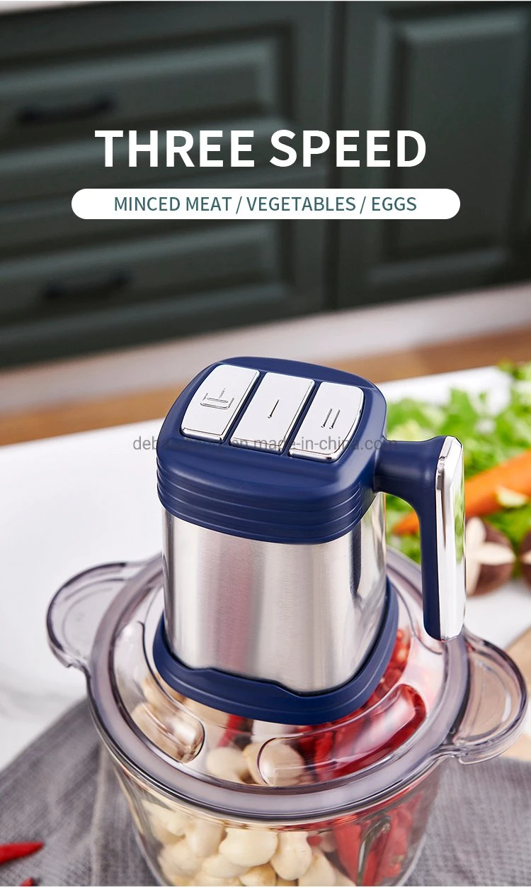 Hot Sell Cheap Factory Price Kitchen Food Meat Mincer Chopper Best Home Mini Stainless Steel 2L 3L Electric Meat Grinder