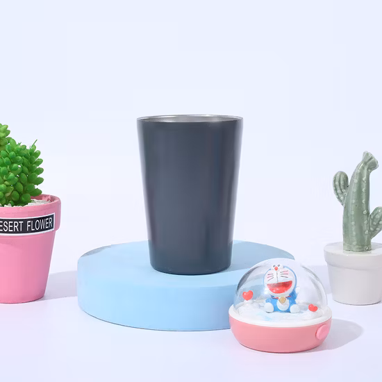 Customize 500/700/1000ml Straight Cup for Outdoor Vacuum Insulated Sport Stainless Steel Wine Water Bottle