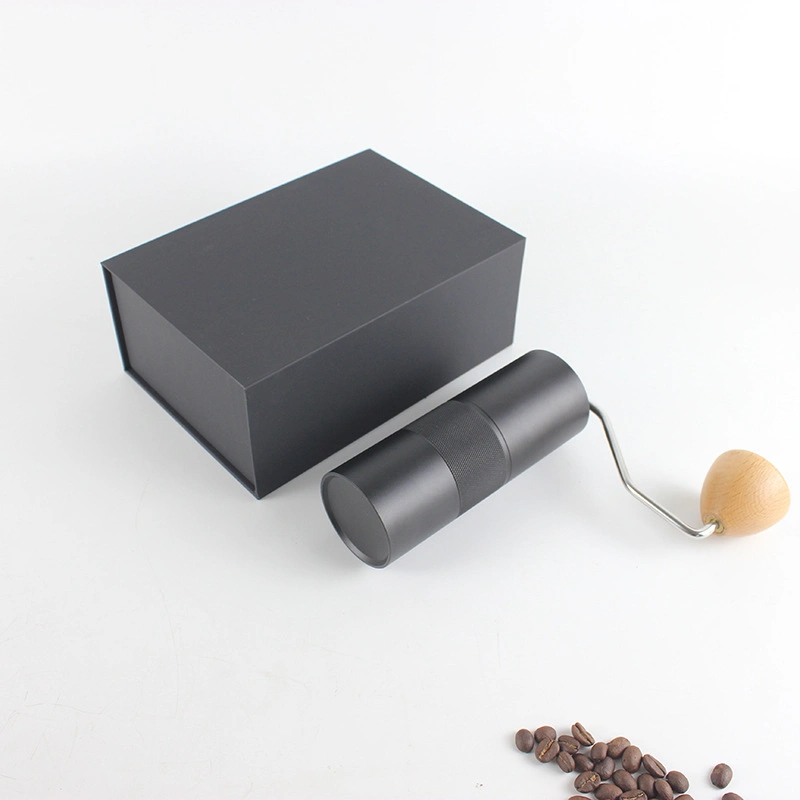 Chinese Factory Manual Coffee Grinder Manual Grinder Hand Coffee Bean Burr Grinder Outdoortravel Portable Coffee Miller with Wood Handle