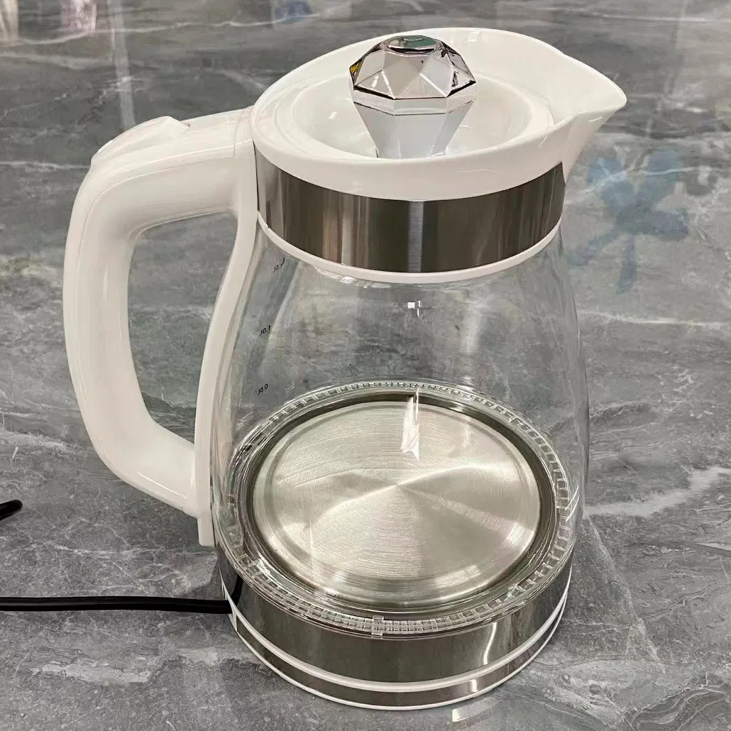 New 1.8L Glass Electric Kettle Litter Stainless Steel Electric Kettles Cordless Glass Water Kettle Tea