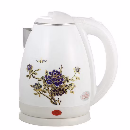 White Ceramic Stainless Steel Inner Liner Electric Kettle