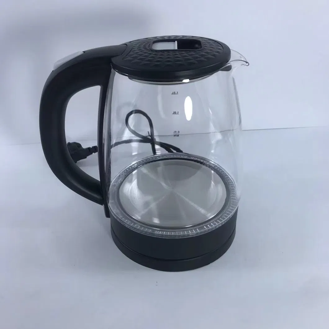 360 Degree Rotation Glass Kettle Low Price Electric Glass Kettle Teapot Cordless Small Appliance Kettles