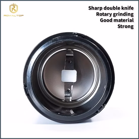 2023 Custom Portable Coffee and Spice Grinder Set 304 Stainless Steel Dry Spice Electric Grinder with Visible Top Lid