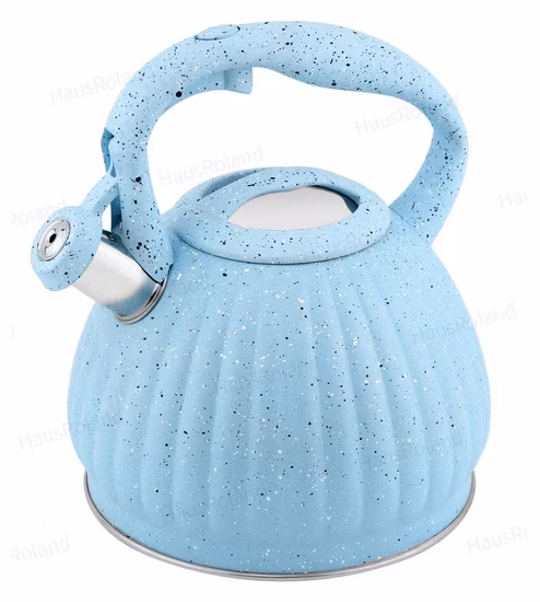 Retro Stainless Steel Whistling Teapot Kettle with Wooden Handle Design for Induction Cooker Gas Stove Electric Ceramic Stove 2L Hot Tea Coffee Kettle Wbb16343